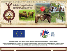 Tablet Screenshot of bractwokuznic.pl